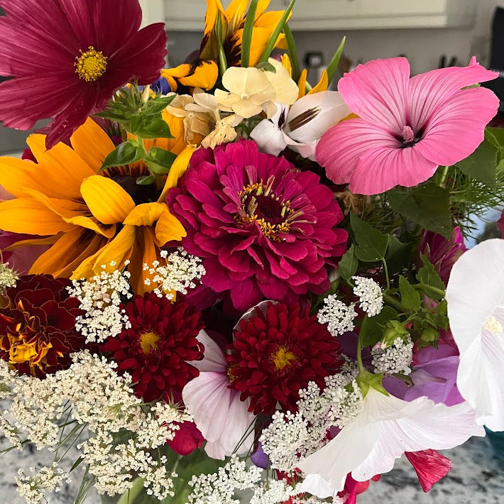 Summer flower bouquet